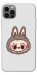 Чохол Labubu grey для iPhone 12 Pro
