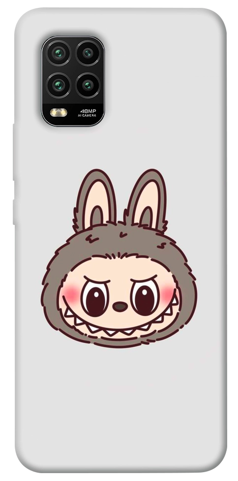 Чехол Labubu grey для Xiaomi Mi 10 Lite