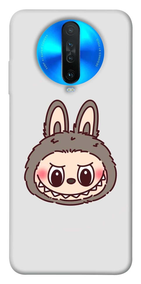 Чехол Labubu grey для Xiaomi Redmi K30