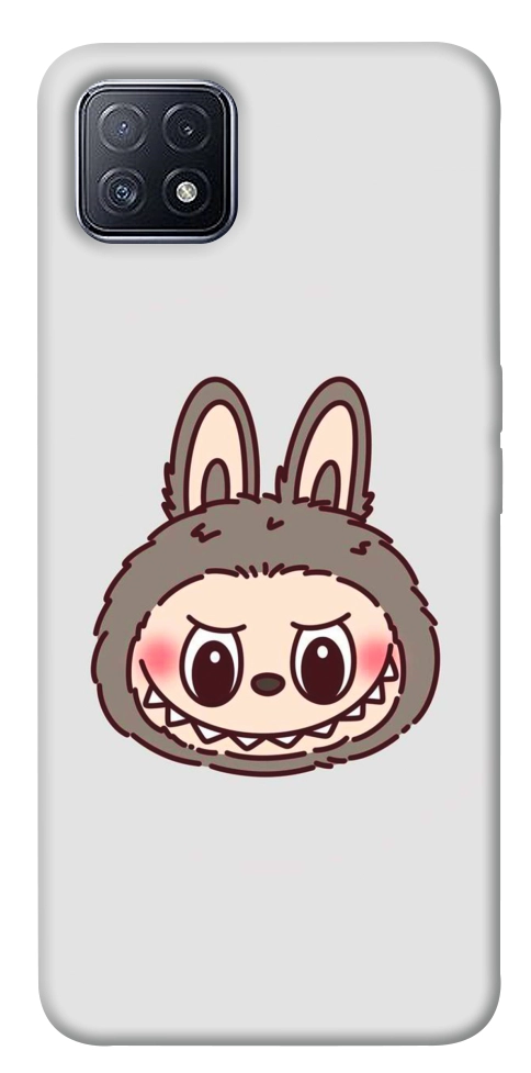 Чохол Labubu grey для Oppo A73