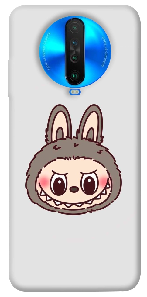 Чехол Labubu grey для Xiaomi Poco X2