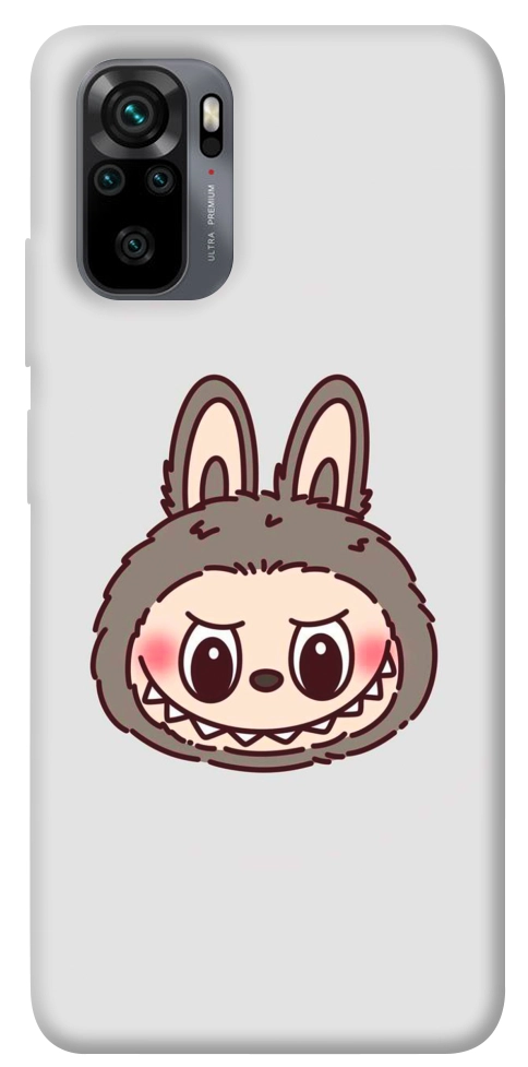 Чохол Labubu grey для Xiaomi Redmi Note 10