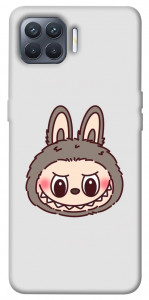 Чехол Labubu grey для Oppo Reno 4 Lite