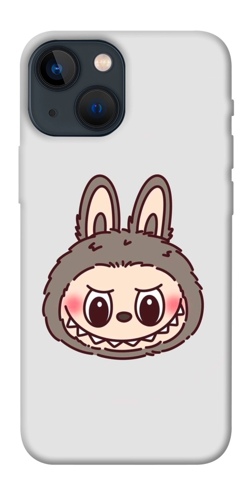 Чохол Labubu grey для iPhone 13 mini
