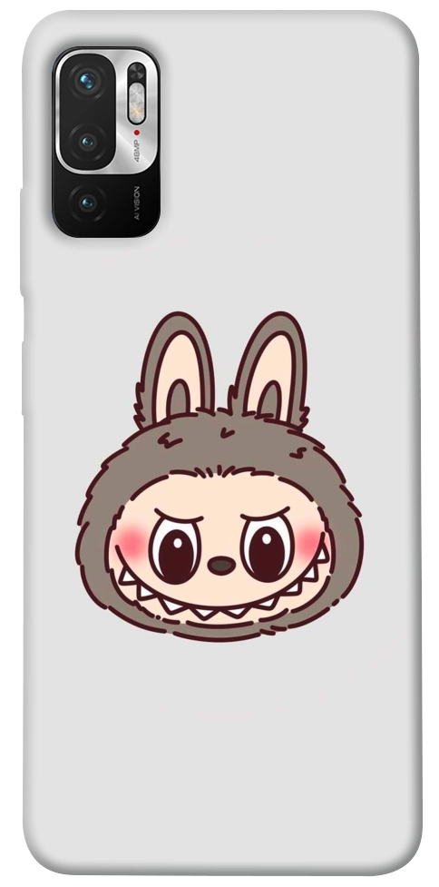 Чохол Labubu grey для Xiaomi Redmi Note 10 5G