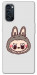 Чохол Labubu grey для Oppo Reno 4 Pro 5G