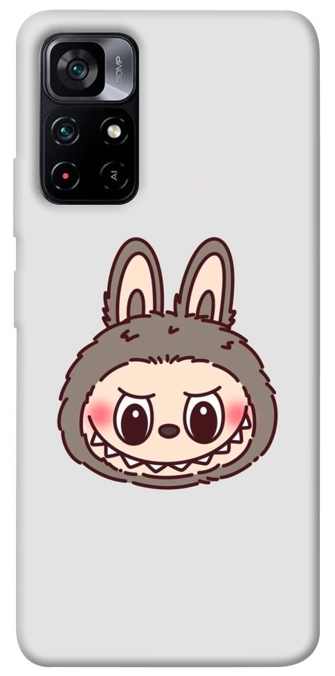 Чохол Labubu grey для Xiaomi Poco M4 Pro 5G