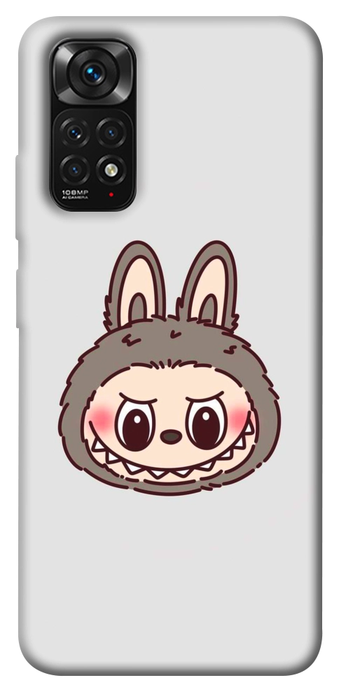 Чехол Labubu grey для Xiaomi Redmi Note 11 (Global)