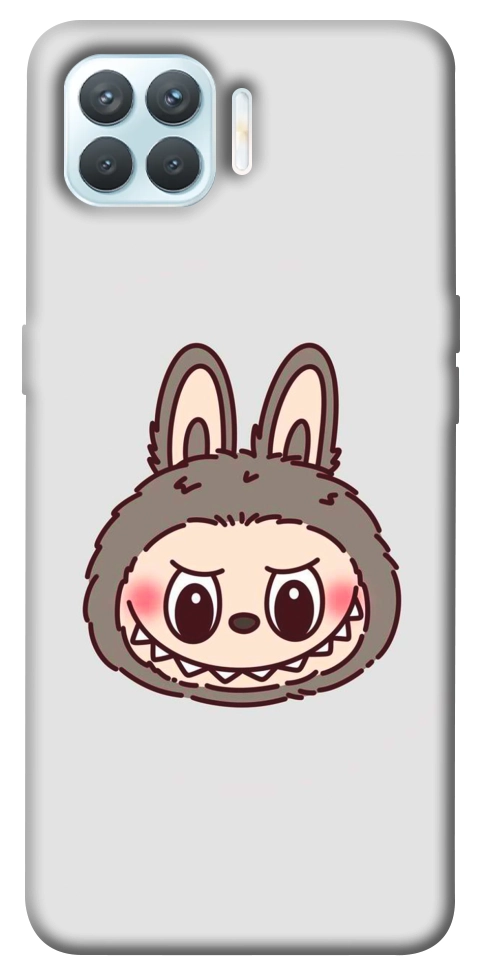 Чехол Labubu grey для Oppo F17 Pro