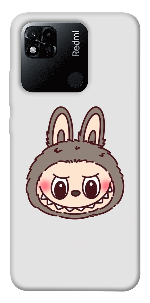 Чехол Labubu grey для Xiaomi Redmi 10A