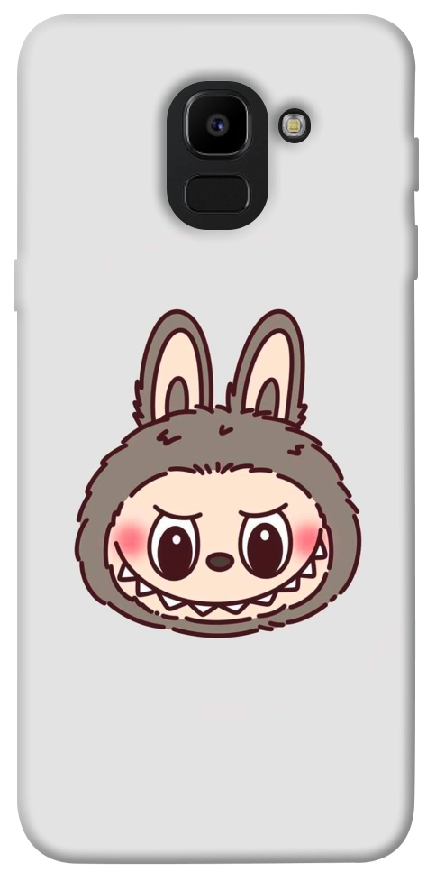 Чехол Labubu grey для Galaxy J6 (2018)