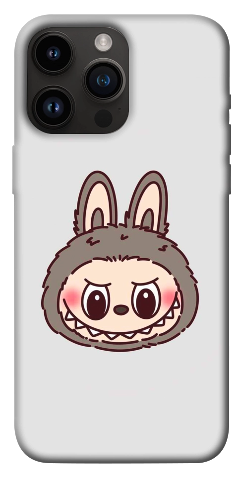 Чехол Labubu grey для iPhone 14 Pro Max