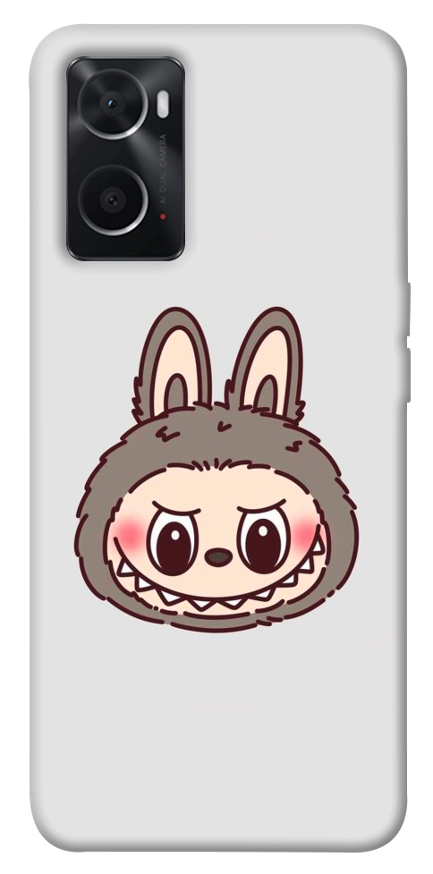 Чехол Labubu grey для Oppo A76 4G