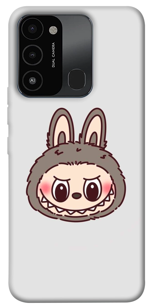 Чехол Labubu grey для TECNO Spark 8C