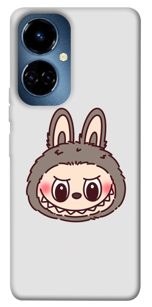 Чехол Labubu grey для TECNO Camon 19 (CI6n)