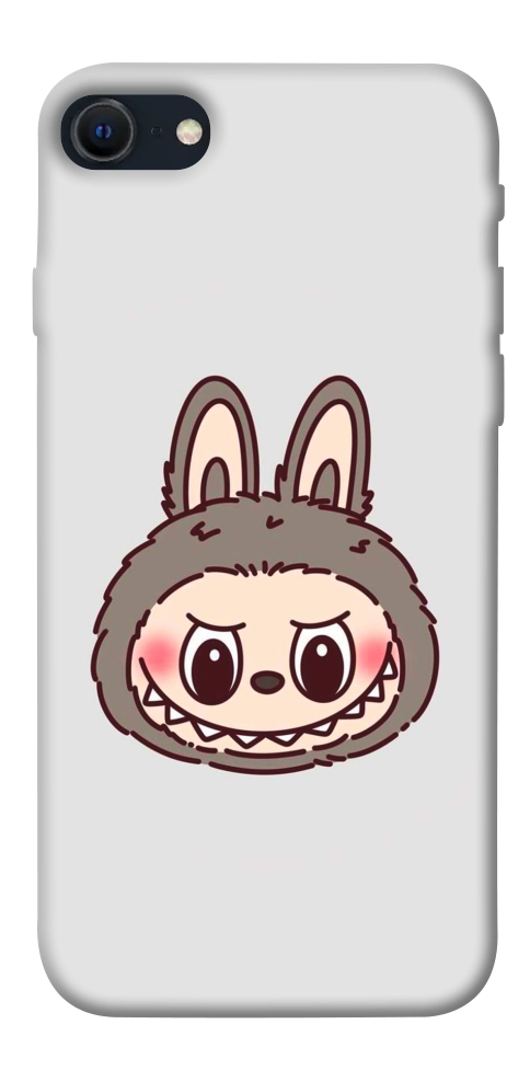 Чехол Labubu grey для iPhone SE (2022)