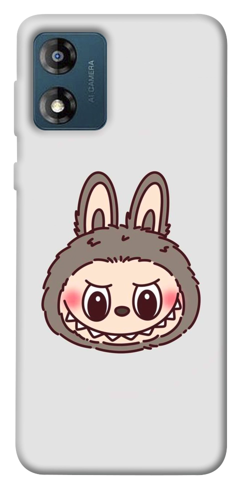 Чехол Labubu grey для Motorola Moto E13