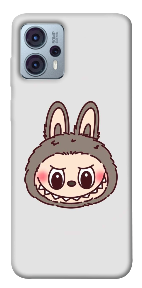 Чохол Labubu grey для Motorola Moto G23