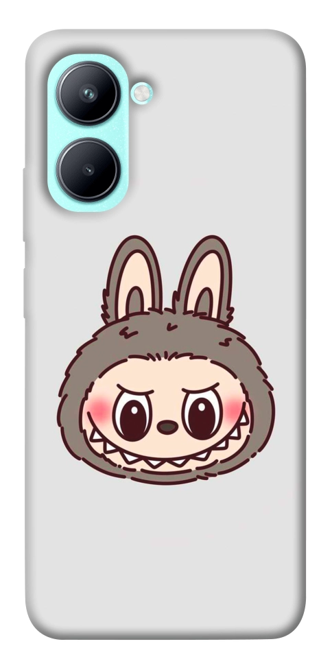 Чехол Labubu grey для Realme C33