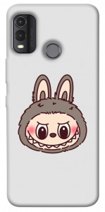 Чехол Labubu grey для Nokia G11 Plus