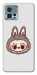 Чехол Labubu grey для Motorola Moto G72