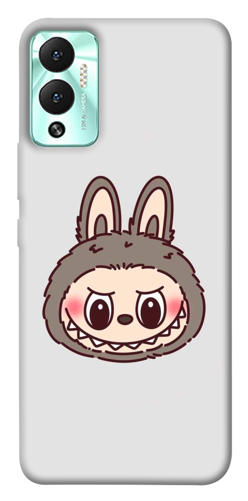 Чохол Labubu grey для Infinix Hot 12 Play