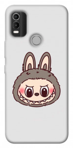 Чохол Labubu grey для Nokia C21 Plus