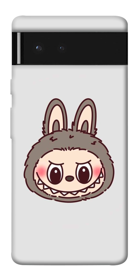 Чехол Labubu grey для Google Pixel 6