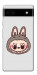 Чехол Labubu grey для Google Pixel 6A