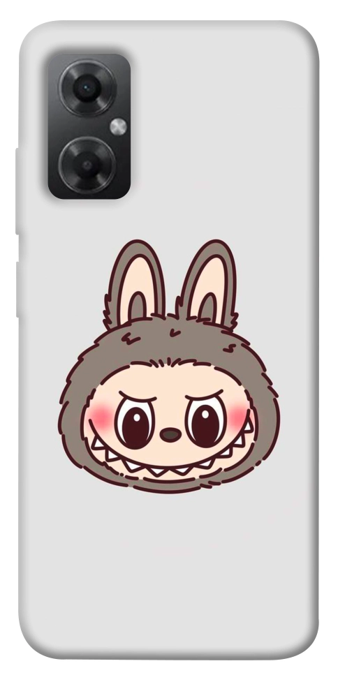 Чохол Labubu grey для Xiaomi Redmi Note 11R