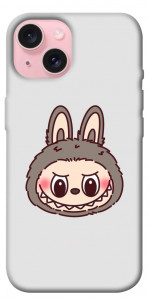 Чехол Labubu grey для iPhone 15