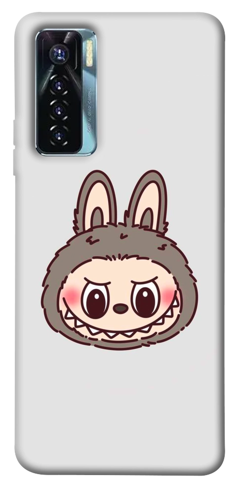 Чехол Labubu grey для TECNO Camon 17 Pro