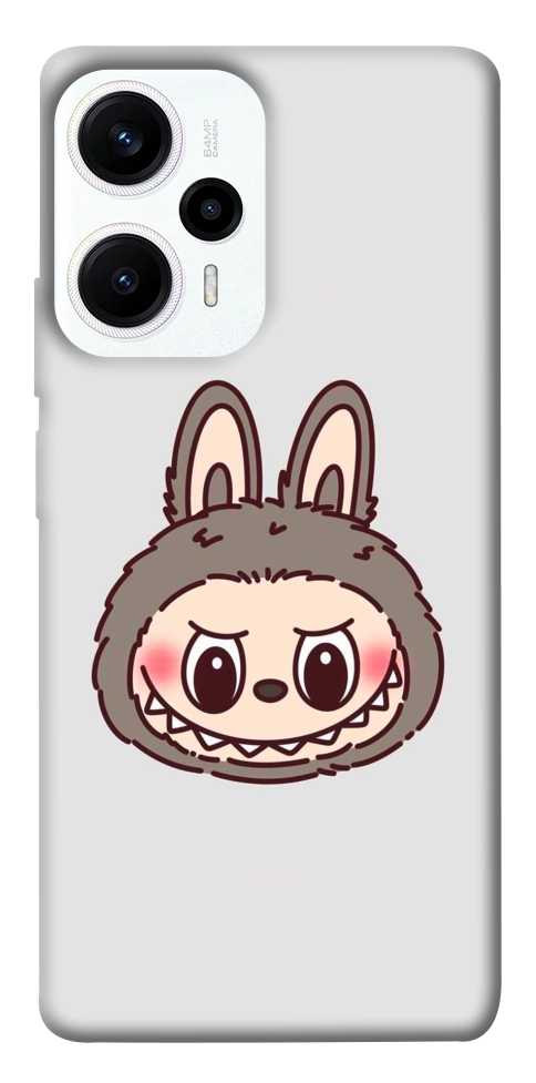 Чохол Labubu grey для Xiaomi Poco F5