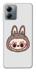 Чохол Labubu grey для Motorola Moto G14