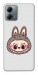 Чохол Labubu grey для Motorola Moto G14