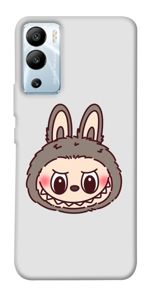 Чехол Labubu grey для Infinix Hot 12i