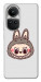 Чехол Labubu grey для Oppo Reno 10