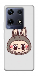 Чохол Labubu grey для Infinix Note 30 Pro NFC