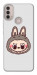 Чехол Labubu grey для Motorola Moto E30