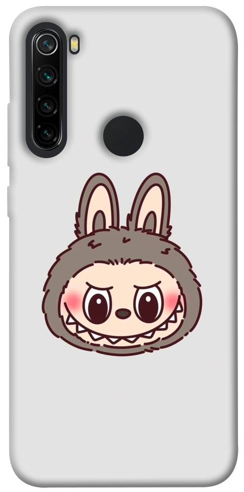 Чохол Labubu grey для Xiaomi Redmi Note 8 2021