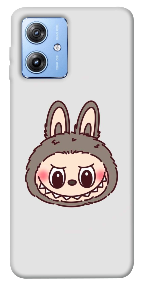 Чехол Labubu grey для Motorola Moto G84