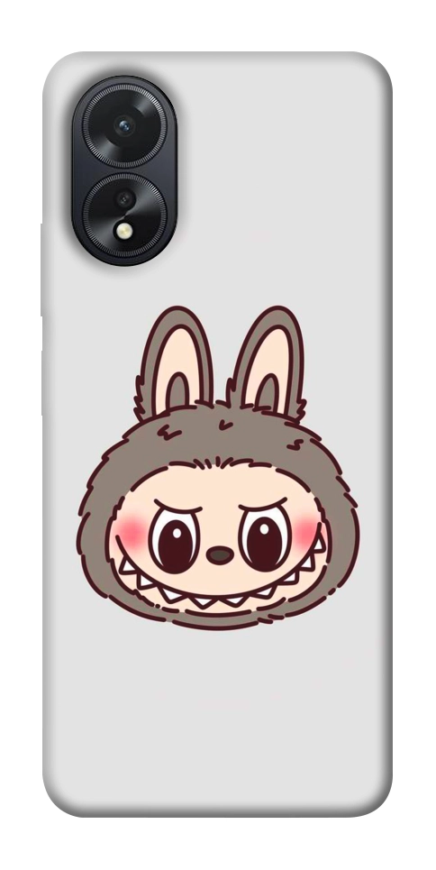 Чехол Labubu grey для Oppo A38