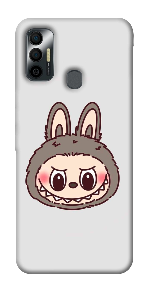 Чехол Labubu grey для TECNO Spark 7