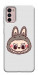 Чехол Labubu grey для Motorola Moto G42