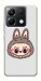 Чехол Labubu grey для Xiaomi Poco X6