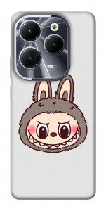 Чохол Labubu grey для Infinix Hot 40 Pro