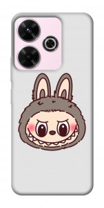 Чохол Labubu grey для Xiaomi Redmi 13 4G