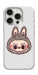 Чохол Labubu grey для iPhone 16 Pro Max