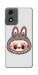 Чехол Labubu grey для Motorola Moto E14