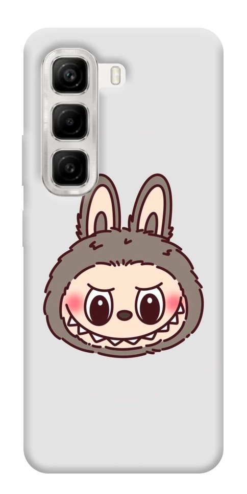 Чехол Labubu grey для Infinix Hot 50 4G